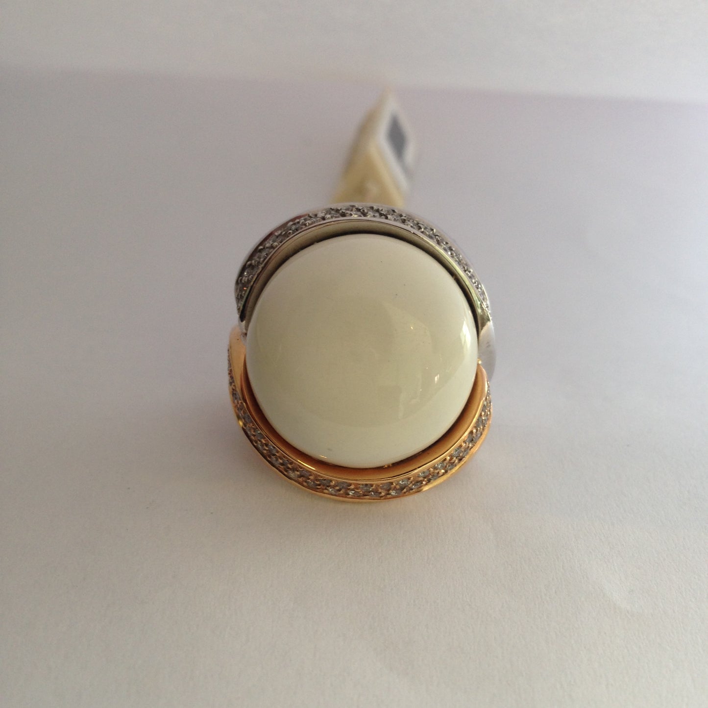 ANILLO ORO BLANCO Y ROSADO