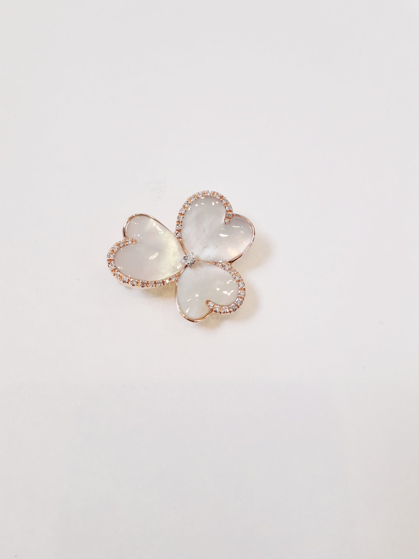 Flor DIE/BROCHE ORO ROSADO