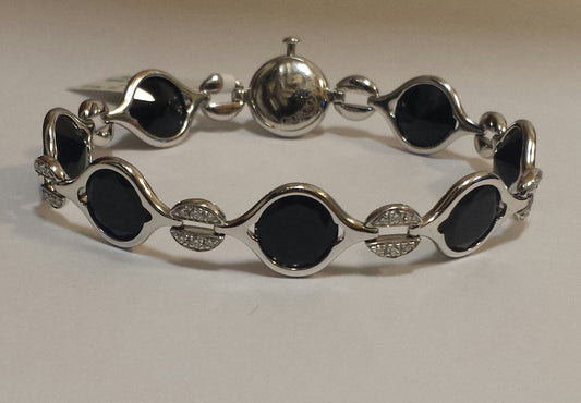 PULSERA BLNCA Y NEGRA