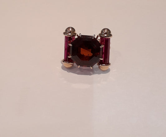 ANILLO ORO ROSADO