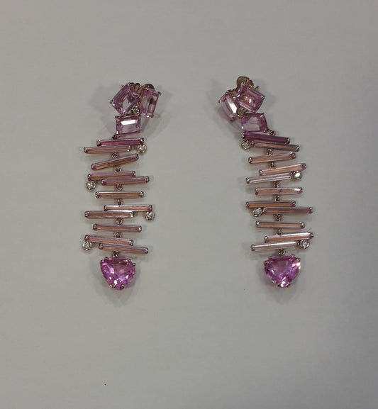 ARETE ORO ROSADO